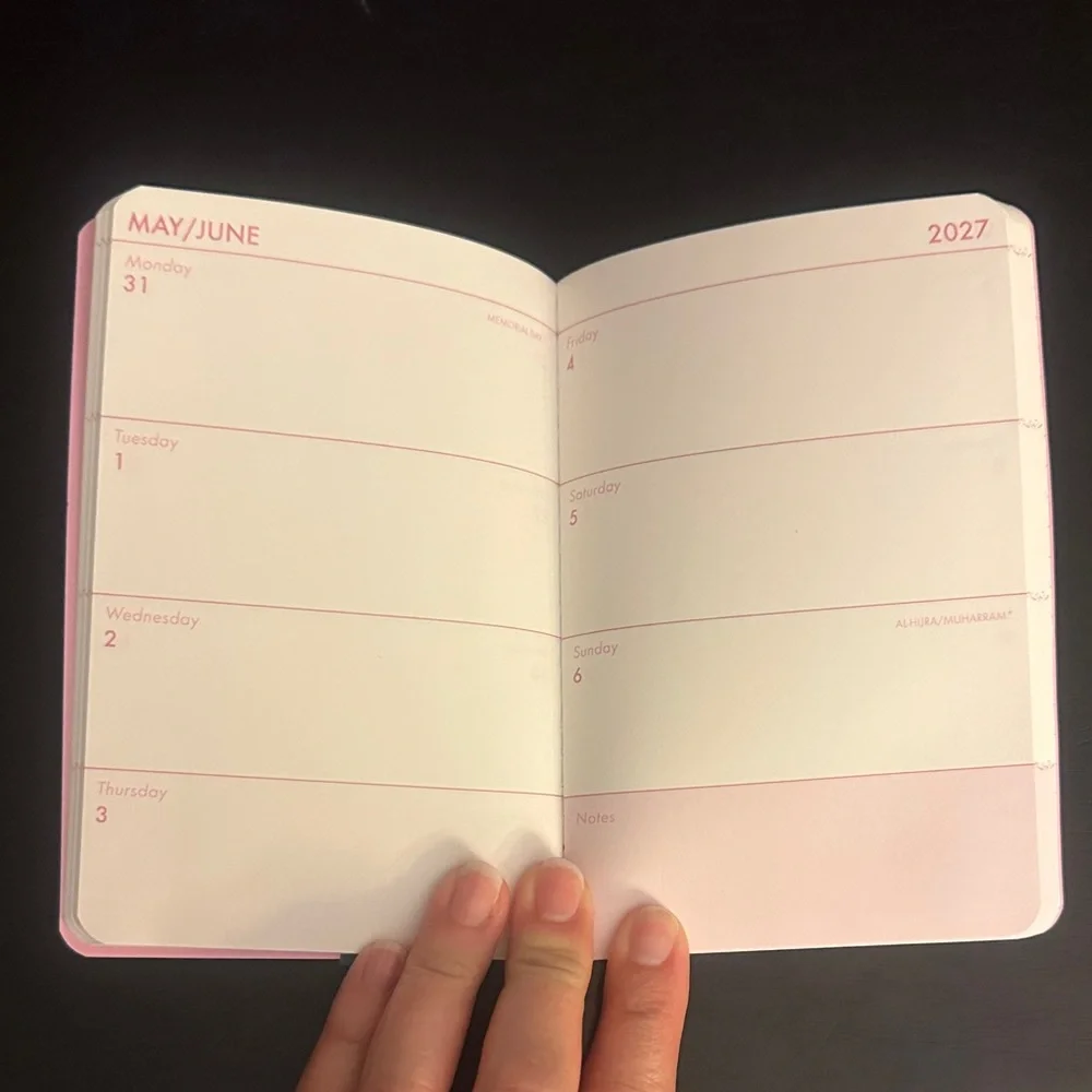 Jot 2027 Weekly Planner - Pink Gingham